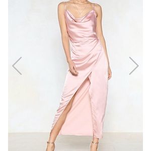 Nasty Gal Satin dress